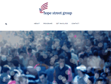 Tablet Screenshot of hopestreetgroup.org